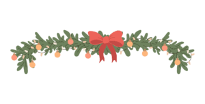 Christmas opening hours garland