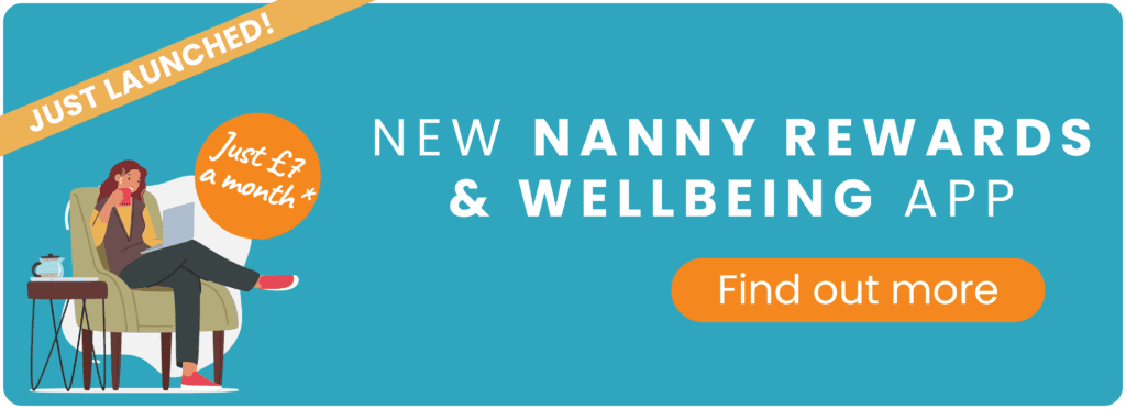 Nanny Rewards and Wellbeing App £7 a month
